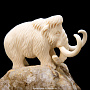 Скульптура "Мамонт" (бивень мамонта, кварц), фотография 6. Интернет-магазин ЛАВКА ПОДАРКОВ