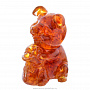 Янтарная статуэтка "Поросенок с мешком", фотография 3. Интернет-магазин ЛАВКА ПОДАРКОВ
