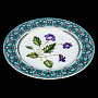 Тарелка декоративная "Фиалка надрезанная". Форма Европейская. ИФЗ, фотография 2. Интернет-магазин ЛАВКА ПОДАРКОВ