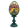 Пасхальное яйцо на подставке "Храм Василия Блаженного. Исторический музей", фотография 4. Интернет-магазин ЛАВКА ПОДАРКОВ
