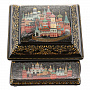Шкатулка с художественной росписью "Москва", фотография 3. Интернет-магазин ЛАВКА ПОДАРКОВ