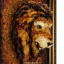 Янтарная объемная картина "Лев - царь зверей" 100х80 см, фотография 6. Интернет-магазин ЛАВКА ПОДАРКОВ