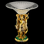 0020151/Ф Златоуст Ваза "Три грации", позолота, в П/У