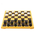 0033468 Настольные игры ШАШКИ дорожные пластик в доске 30*15см (складная)