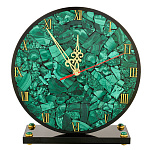 Часы настольные из малахита. Златоуст