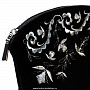Косметичка "Нефертити". Черная с серебряной вышивкой, фотография 5. Интернет-магазин ЛАВКА ПОДАРКОВ