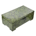 0042756/2309/П Нат.камень Шкатулка "Купюра" Змеевик 