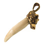 Кулон-амулет из кости "Клык волка", фотография 4. Интернет-магазин ЛАВКА ПОДАРКОВ