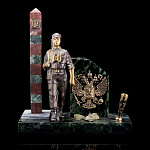 0016216 Бронза Письменный прибор "Пограничник" (3.11)