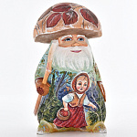 24017/25см Скульптура из дерева СТАРИЧОК-БОРОВИЧОК 25см