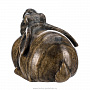 Скульптура из натурального камня "Кролик". Кальцит, фотография 4. Интернет-магазин ЛАВКА ПОДАРКОВ