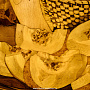 Деревянное настенное панно "Натюрморт с дыней" 49 х 47 см, фотография 5. Интернет-магазин ЛАВКА ПОДАРКОВ