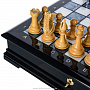 Шахматы с перламутром и деревянными фигурами "Стаунтонт" 45х45 см, фотография 3. Интернет-магазин ЛАВКА ПОДАРКОВ