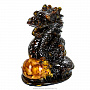 Скульптура из янтаря "Дракон с жемчужиной", фотография 2. Интернет-магазин ЛАВКА ПОДАРКОВ