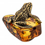 Статуэтка с янтарем "Болотная жаба", фотография 3. Интернет-магазин ЛАВКА ПОДАРКОВ