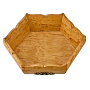 Поднос шестигранный из карельской березы, фотография 3. Интернет-магазин ЛАВКА ПОДАРКОВ
