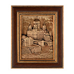 Плакетка "Москва. Храм Христа Спасителя" 20х25 см