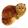 Скульптура из янтаря "Кот золотая шиншилла", фотография 1. Интернет-магазин ЛАВКА ПОДАРКОВ