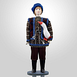 0029752 Кукла "Парень с гусем. 18-19в. Россия" (0837)