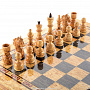 Шахматный ларец  деревянный из карельской березы, фотография 3. Интернет-магазин ЛАВКА ПОДАРКОВ