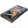 Нарды из карельской березы и янтаря "Дракон" 60х32 см, фотография 3. Интернет-магазин ЛАВКА ПОДАРКОВ
