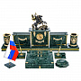 Письменный набор из натурального камня "Георгий Победоносец", фотография 1. Интернет-магазин ЛАВКА ПОДАРКОВ