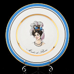 0052120/81.26420.00.1 ЛФЗ НАБОР под.Тарелка мел180 Европейская2"Modes de Paris"синийТН1