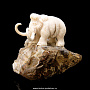Скульптура "Мамонт" (бивень мамонта, кварц), фотография 3. Интернет-магазин ЛАВКА ПОДАРКОВ