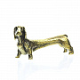 Бронзовая статуэтка собаки "Такса длинная", фотография 1. Интернет-магазин ЛАВКА ПОДАРКОВ