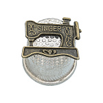 0078358 Сувенир НАПЕРСТОК 1,8*1,5см ШВЕЙНАЯ МАШИНКА