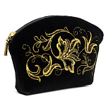 -2000101370017 Косметичка "Романс" бархат Разм. 11*17*3 Мод. 294 Рис. 1196-2 п.х.с. РН4 А, (0