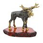 Статуэтка с янтарем "Лось Абрам", фотография 1. Интернет-магазин ЛАВКА ПОДАРКОВ