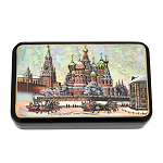 Шкатулка с художественной росписью "Старая Москва"