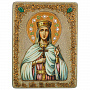 Икона "Святая Елена Сербская" 15х20 см, фотография 6. Интернет-магазин ЛАВКА ПОДАРКОВ