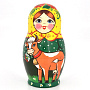 0015139/53-176 МАТРЕШКА "Деревенские мотивы" 5мест АР №119, фотография 1. Интернет-магазин ЛАВКА ПОДАРКОВ