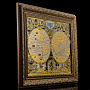 Панно "Карта мира Жана Баптиста Нолина 1708 г". Златоуст, фотография 4. Интернет-магазин ЛАВКА ПОДАРКОВ
