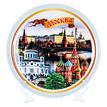 202760 ТАРЕЛКА  СЕРДЦЕ МОСКВЫ,  d=24 см