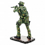 Деревянная резная скульптура "Солдат ССО". Высота 50 см, фотография 4. Интернет-магазин ЛАВКА ПОДАРКОВ