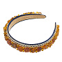 Ободок со вставками из янтаря, фотография 1. Интернет-магазин ЛАВКА ПОДАРКОВ