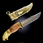 Нож сувенирный "Волк" Златоуст
