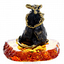 Статуэтка с янтарем "Мышь во фраке" (коньячный), фотография 3. Интернет-магазин ЛАВКА ПОДАРКОВ