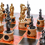 Шахматы с металлическими фигурами "Ледовое побоище" 60х50 см, фотография 11. Интернет-магазин ЛАВКА ПОДАРКОВ
