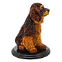 Скульптура из янтаря "Собака кокер-спаниель", фотография 3. Интернет-магазин ЛАВКА ПОДАРКОВ