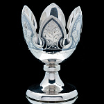 0055830/46,0гр Серебро 875* ПОДСТАВКА ПОД ЯЙЦО  гравировка, чернение В П/У