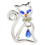  Традиции ФАБЕРЖЕ Брошь"КОТЕНОК" 3,2*2см 1006