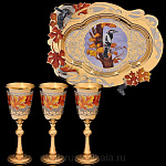 0010699 Златоуст НАБОР ВОДОЧНЫЙ "Дятел" в П/У