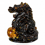 Скульптура из янтаря "Дракон с жемчужиной", фотография 1. Интернет-магазин ЛАВКА ПОДАРКОВ