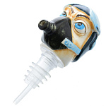  Фарфор  ПРОБКА НА БУТЫЛКУ "Химик"сувенирная в цвете 5221