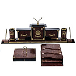 Настольный набор из камня "Орел". Златоуст