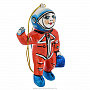 Керамическая елочная игрушка "Космонавт", фотография 3. Интернет-магазин ЛАВКА ПОДАРКОВ